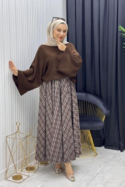 Esra Takım Kahverengi  Kahverengi