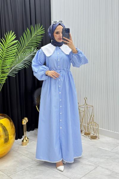 Fashion Elbise Mavi Mavi