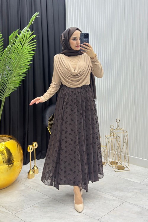 Flog Etek Kahverengi  Kahverengi