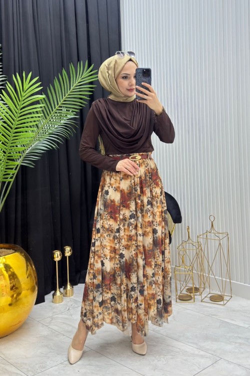 Gizem Etek Kahverengi  Kahverengi