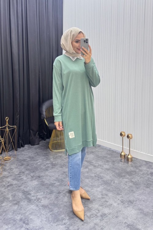 Jasmin Tunik Mint Mint Yeşili