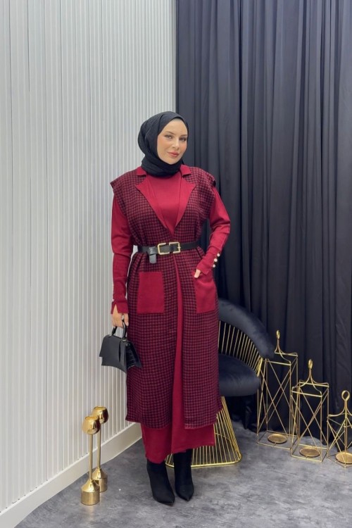 Jude Takım Bordo Bordo