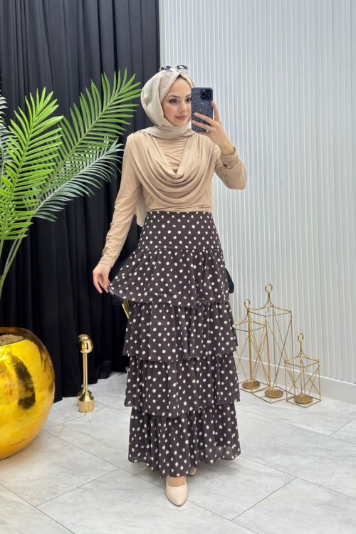 Kat Kat Takım Kahve Kahverengi