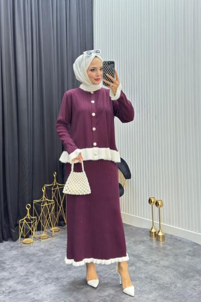 Lizbon Takım Bordo Bordo