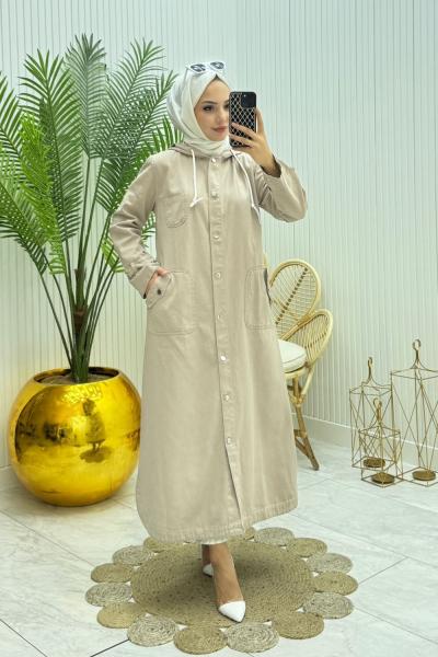 Mahinur Tesettür Kot Kap Taş Taş