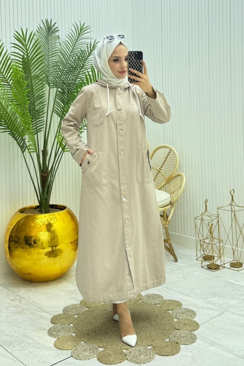 Mahinur Tesettür Kot Kap Taş Taş