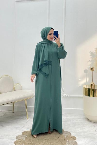 Namaz Elbisesi Mint Yeşili  Mint Yeşili