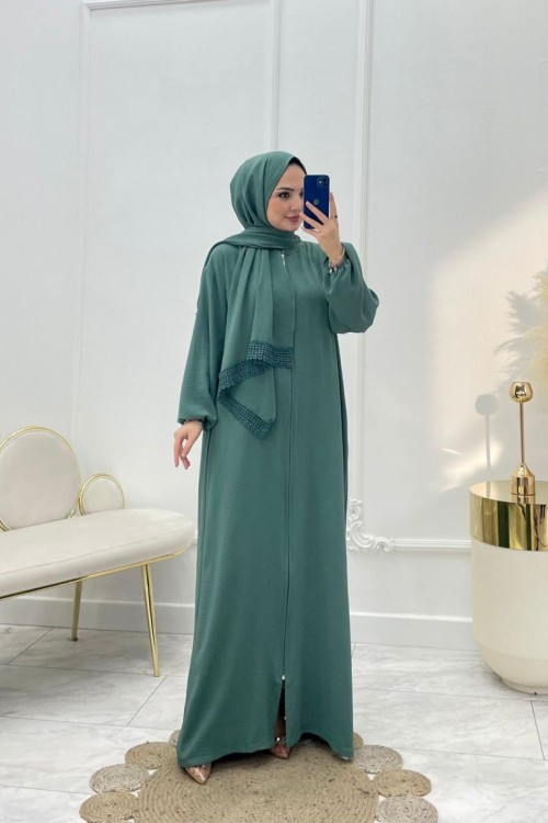 Namaz Elbisesi Mint Yeşili  Mint Yeşili
