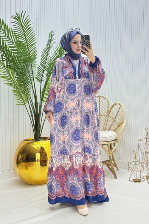 Nar Elbise Lacivert Lacivert