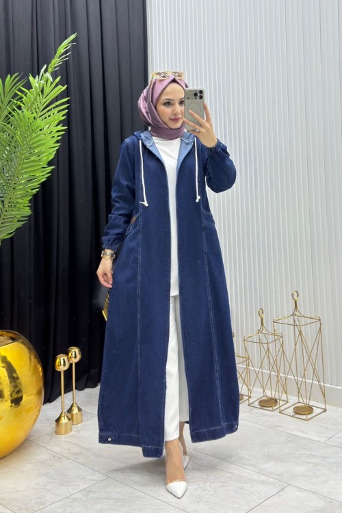 Nergız Kot Kap Lacivert  Lacivert