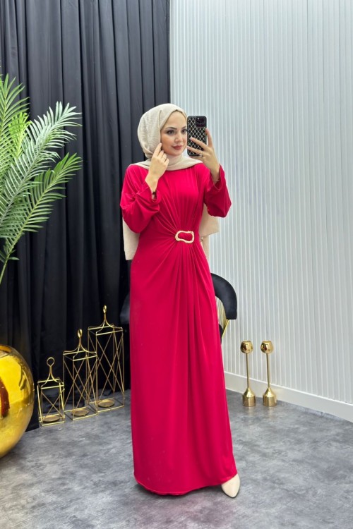 Oliva Elbise Kırmızı Kırmızı