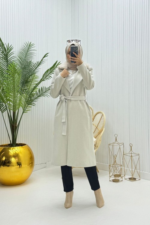 Prenses Tesettür Kaban Taş Taş