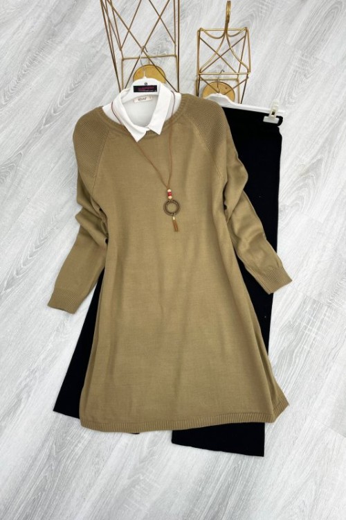 Tesettür Suzan Tunik Taba