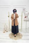Tesettür Blazer Ceket Camel Camel