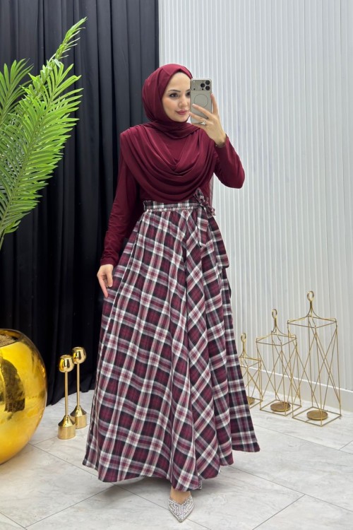 Yonca Etek Bordo Bordo