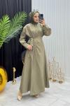 Zarafet Elbise Haki Haki