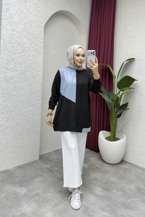 5258 Basic Pamuklu Tunik