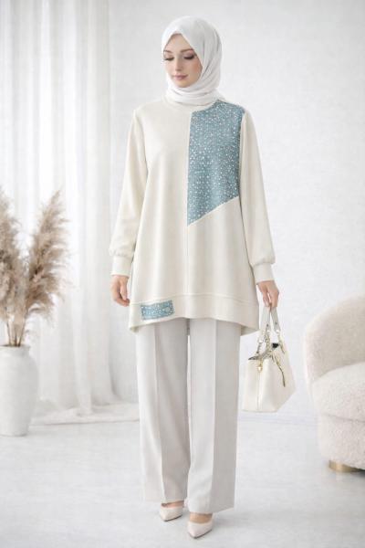 5258 Basic Pamuklu Tunik