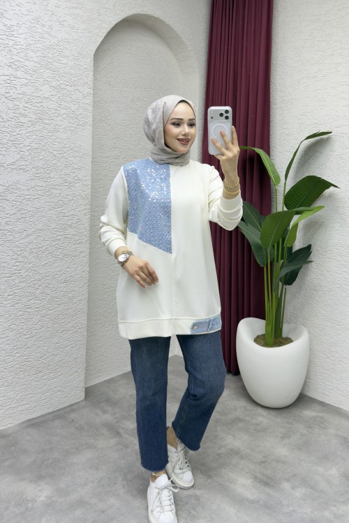 5258 Basic Pamuklu Tunik