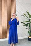 Zaren Krep Taşlı Abaya