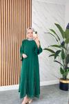 Zaren Krep Taşlı Abaya